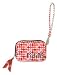 Zippered Pouch Riding Red/Pink Dot