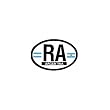 Argentina Oval Decal