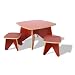 Project Table & Stools - Fire