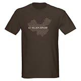 China Brown Chinese Dark T-Shirt by CafePress