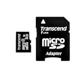 Transcend 8 GB microSDHC Flash Memory Card TS8GUSDHC6