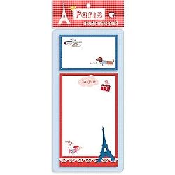 Galison Paris Theme Magnetic Note Pad Multi Colored (29362)
