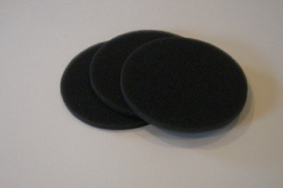 MetroVac Replacement Foam Filters (3) - Made In USA!