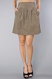 Jack BB Dakota The Alice Skirt in Walnut Brown,Skirts for Women