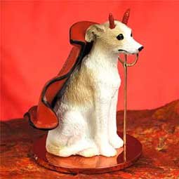 Whippet Tan/white Tiny One Devil