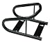 Black Powder Coated Cycle Wheel Chock Wheel Boot
