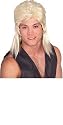 New Blonde Mullet Costume Wig - Rocker Hesher 80's Glam Redneck Hillbilly - Blond