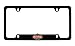 Harley-Davidson 3D Bar and Shield Black Coated Two Hole License Plate Frame