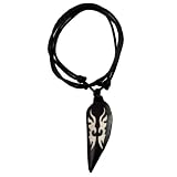 Angel Wings Necklace, Buffalo Bone Pendant Necklace, Buffalo Bone Choker, N63