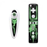 Emerald Twilight Design Nintendo Wii Nunchuk + Remote Controller Protector Skin Decal Sticker