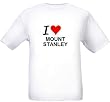 I LOVE MOUNT STANLEY - Mountain-series - White T-shirt