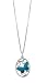 Boma Sterling Silver Turquoise Butterfly Necklace