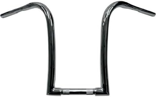 NYC Choppers 1 1/4in. Curves Ape Hanger Handlebar - 14in. Ape - Chrome , Color: Chrome, Handle Bar Size: 1 1/4in. NY-7341-14