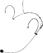 Nady HM-10 Headmic Series Headworn Omni-Directional Condenser Microphone