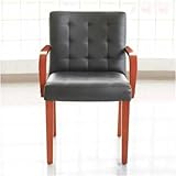 Leaders Arm Chair Finish: Windsor Cherry, Color/Material: Kinetic - Dark Green