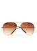 Mango Women's Aviator Style Sunglases, Gold