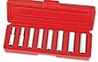 1/4 Deepwell Socket, MM - 9 Pieces