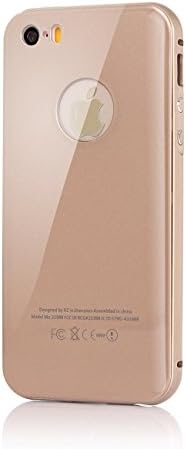 iPhone5,5s Case, Beittal® Ice Cream Color Series iPhone Case [MirageBlack Design][Back Cover] iPhone Cover iPhone Shell for iPhone 5,5s (iPhone5/5s Golden)