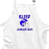 Bleed Charger Blue BBQ Apron