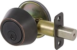 Callan Oil Rubbed Bronze (Edged) Single Cylinder Deadbolt