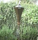 72 Inch (set Of 6) Bronze Conical Outdoor Garden Tiki Torch