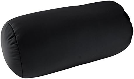 Microbead Bolster Pillow - Black * No Removable Cover * Squishy Soft * Hypoallergenic and Dust Mite Resistant