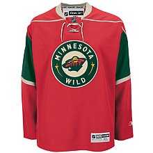 NHL Men's Minnesota Wild Reebok Edge Premier Team Jersey - 7185H5A7Hpjmwi (Red, XXXX-Large)