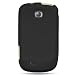 Silicone Gel Skin Sleeve BLACK Rubber Soft Cover Case for SAMSUNG S5570 GALAXY MINI / POP [WCC1042]