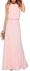 Sexy Pleated Backless Halter Off the Shoulder Chiffon Club Dress/Wedding Party Dress/Maxi Dress 