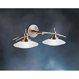 Structures Nickel 22 Wide Bathroom Light Fixture