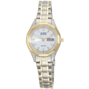 Citizen Women's EW3144-51A Eco-Drive Sport Two-Tone Watch