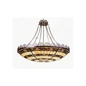 25 Inch W Shell Inverted Pendant Ceiling Fixture