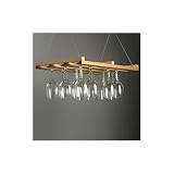 Hanging Stemware Rack (Natural) (24" x 13" x 2")