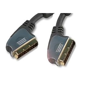 3m Gold Ultra High Quality RGB SCART cable lead. 21 pin Gold connectors for the Best possible SCART performance. Sky, DVD, Freeview, Freesat, VCR, TV Etc