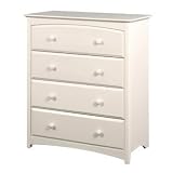 Beatrice 4 Drawer Chest / Dresser - White