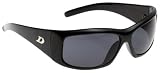 Dickies - Dickies Men's Full-Bodied Plastic Ion Sunglasses, Black/Dark Grey