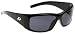 Dickies Men's Full-Bodied Plastic Ion Sunglasses, Black/Dark Grey