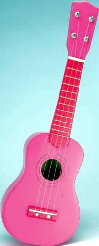 Childrens Toyshop  Toys : Wooden Guitar Ukulele with 4 strings