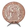 Ceramic plate, 'Maya Warrior's Ritual'