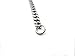 TRUSUPER Jewelry 3.5mm Titanium Steel Mens Beveled Curb Link Chain Silver Necklace, 24