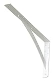 サヌキ 鉄製 カウンターブラケット 250×500mm 白塗装 LY-837