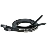Weaver Back in Black Split Reins