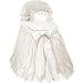 Dupion Silk Antique White Bassinet Set