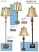 Donegal Lamp Collection: 1 Table and 1 Floor Lamp
