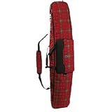 Burton Gig 166 Padded Snowboard Travel Bag, True Red Flannel Plaid