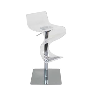 Lumisource Bs-Viva Acr C Viva Acrylic Barstool by Lumisource
