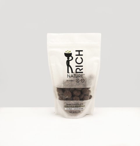 Dark Chocolate Golden Berries with Sea Salt (rice paper eco bag) 160g / 5.5 oz