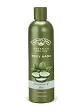 Nature's Gate Organics, Body Wash,  Cucumber & Mint, 12-Ounce Bottles (Pack of 3)