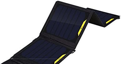 XIANGXINGDA Efficient 14W Solar Panel Flexible Bendable Dual USB Charging Solar Power Charger Outdoor Portable for Smartphone MP4 Pad External Battery Power Bank - Black