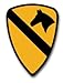 MilitaryBest US Army 1st Cavalry Division Patch Decal Sticker 3.8